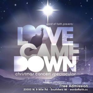 Word of Faith International Center Christmas Concert Flyer